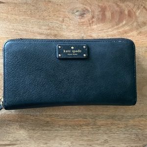 EUC black Kate spade wallet